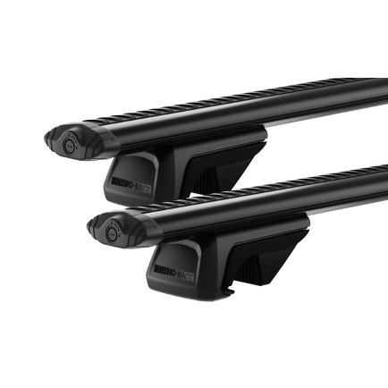 Rhino Rack JC-01549 Vortex RX Black 2 Bar Roof Rack for BYD Shark 4dr Ute with Raised Roof Rail (2024 onwards) - Raised Rail Mount