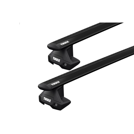 Thule WingBar Evo Black 2 Bar Roof Rack for LEXUS ES 4dr Sedan with Bare Roof (2018 onwards)