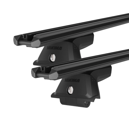 Yakima TrimHD SkyLine Black 2 Bar Roof Rack for Jeep Compass MP 5dr SUV with Bare Roof (2017 onwards) - Factory Point Mount