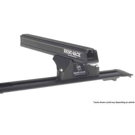 Rhino Rack JA0934 - Heavy Duty RLTP Black 2 Bar Roof Rack for HINO 300 Series 2dr 2dr Narrow Cab from 2001