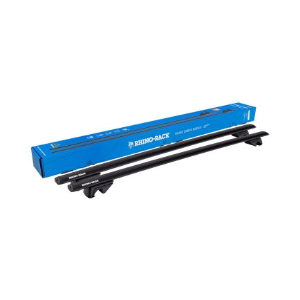 Rhino Rack RXB1VA150 RX100 Cross Bar Kit for Mercedes Benz V Class W447 4dr Van with Raised Roof Rail (2014 onwards) - Raised Rail Mount