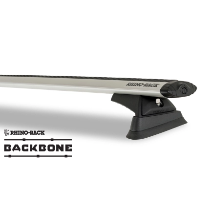 Rhino Rack JC-01315 - Vortex RCL Silver 2 Bar Rhino-Rack Backbone Roof Rack for JEEP Wrangler 5dr SUV from 2011