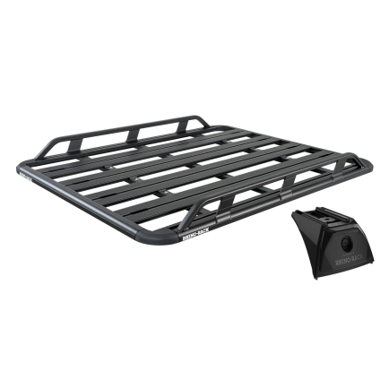 Rhino Rack JC-02654 Pioneer Tradie (1528mm x 1236mm) for Nissan X-Trail T31 5dr SUV with Flush Roof Rail (2007 to 2014) - Factory Point Mount