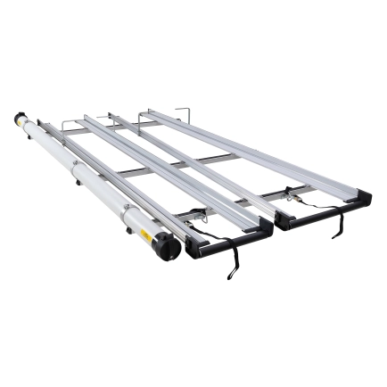 Rhino Rack JC-01039 - CSL Double 3.0m Ladder Rack System with Conduit for TOYOTA Hiace 2dr LWB Low Roof from 2005