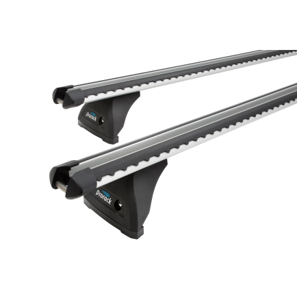 Prorack Heavy Duty Silver 2 Bar Roof Rack for Alfa Romeo Tonale 5dr SUV with Bare Roof (2023 onwards) - Factory Point Mount