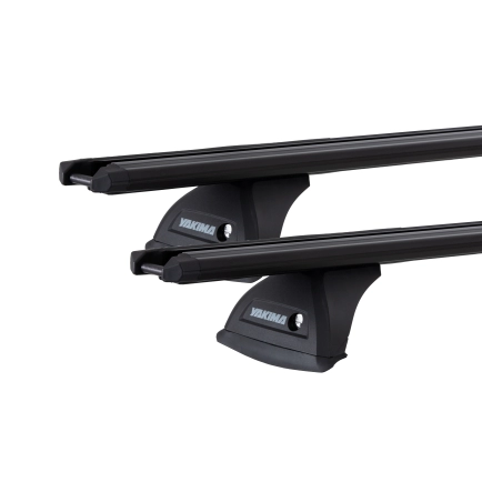 Yakima LockNLoad TrimHD Black 2 Bar Roof Rack for Chrysler 300C 4dr Sedan with Bare Roof (2011 onwards) - Clamp Mount