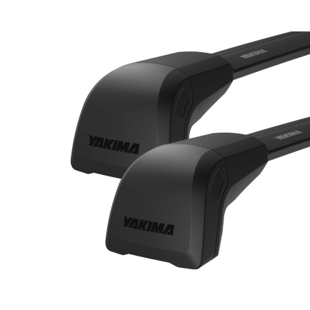 Yakima JetStream FX BaseLine Black 2 Bar Roof Rack for GMC Sierra 2500HD Double Cab 4dr Ute with Bare Roof (2019 onwards) - Clamp Mount