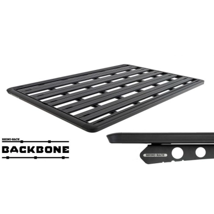 Rhino Rack JC-02124 Pioneer 6 Platform (2100mm x 1240mm) with Backbone suits Toyota Land Cruiser Prado 5dr 250 Series with Bare Roof (2024 onwards) - Factory Point Mount