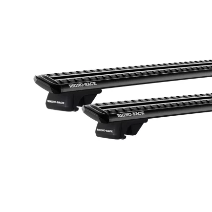 Rhino Rack JC-03971 Sportz SX Black 2 Bar Roof Rack for Holden Trax TJ 5dr SUV with Raised Roof Rail (2013 to 2020) - Raised Rail Mount