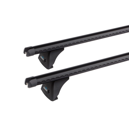 Prorack Heavy Duty Black 2 Bar Roof Rack for MG HS 5dr SUV with Flush Roof Rail (2018 onwards) - Flush Rail Mount