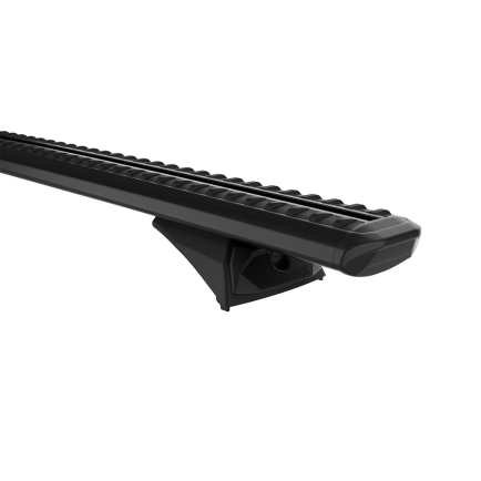 Rhino Rack JC-04624 Sportz RX300L Black 1 Bar Roof Rack for Holden Colorado7 5dr SUV with Flush Roof Rail (2012 to 2018) - Factory Point Mount