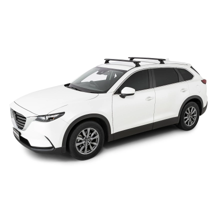 Rhino Rack JB0800 - Vortex RCH Black 2 Bar Roof Rack for MAZDA CX-9 5dr SUV from 2016