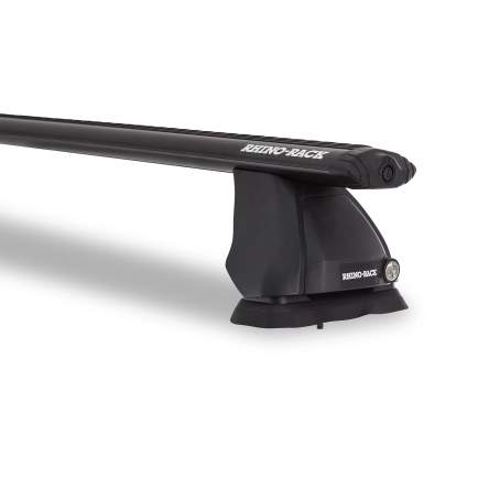 Rhino Rack JA9810 - Vortex 2500 Black 2 Bar FMP Roof Rack for JEEP Renegade 5dr SUV from 2015