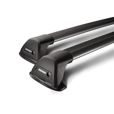 Yakima Aero FlushBar Black 2 Bar Roof Rack for MG HS 5dr SUV with Flush Roof Rail (2018 onwards) - Flush Rail Mount