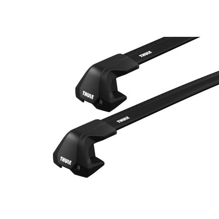 Thule 7205 WingBar Edge Black 2 Bar Roof Rack for Alfa Romeo Tonale 5dr SUV with Bare Roof (2023 onwards) - Clamp Mount