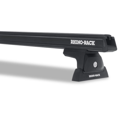 Rhino Rack JA8143 - Heavy Duty RLT600 Ditch Mount Black 3 Bar Roof Rack for LDV G10 4dr Van from 2015