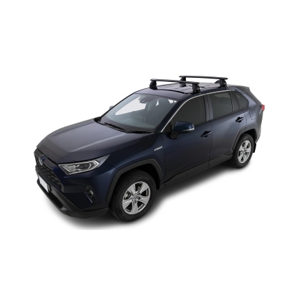 Rhino Rack JC-01375 - Vortex 2500 Black 2 Bar Roof Rack for TOYOTA Rav 4 5dr SUV from 2019