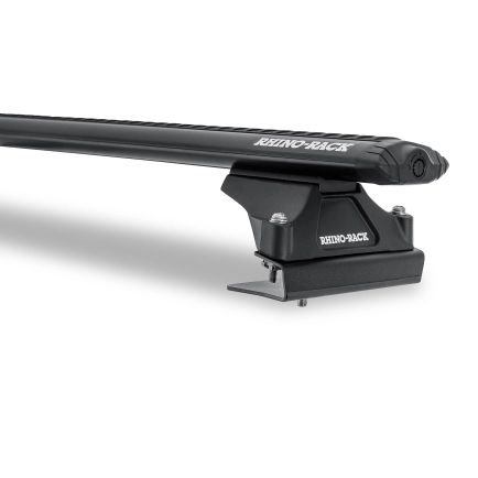 Rhino Rack JA6337 Vortex RLTP Black 3 Bar Roof Rack for Ford Transit L3H3 (V) 4dr LWB High Roof with Factory Mounting Point (2014 onwards) - Factory Point Mount