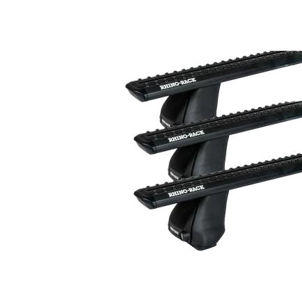 Rhino Rack JC-04875 Sportz 2500 Black 3 Bar Roof Rack for Nissan Elgrand E50 5dr Van with Bare Roof (1997 to 2002) - Clamp Mount
