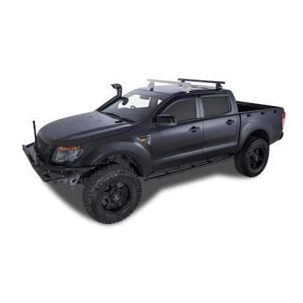 Ford Ranger PX (Double Cab) | Heavy Duty 2500 Black 1 Bar Rear Roof Rack | Rhino-Rack