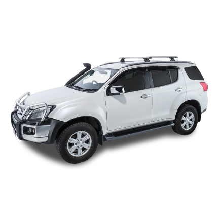 Rhino Rack JA9670 - Vortex RCL Silver 2 Bar Roof Rack for ISUZU MU-X 5dr SUV from 2013