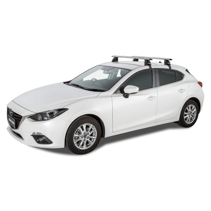 Vortex 2500 Silver 2 Bar Roof Rack | Rhino-Rack