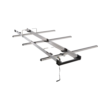 Rhino Rack JC-01046 - Multislide 3.5m Ladder Rack with 470mm Roller for TOYOTA Hiace 2dr LWB Low Roof from 2005
