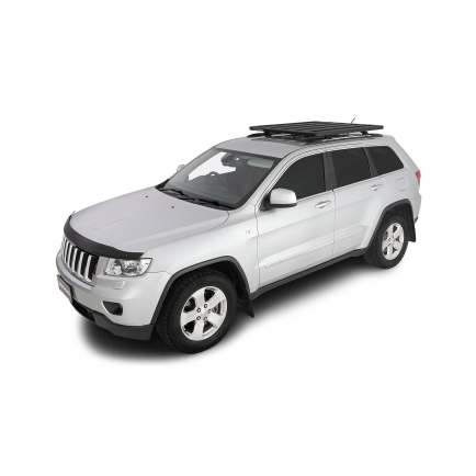 Rhino Rack JB1056 Pioneer Platform (1528mm x 1236mm) with RCL Legs for Jeep Grand Cherokee WK2 Steel Rails 5dr SUV with Flush Roof Rail (2011 onwards) - Factory Point Mount