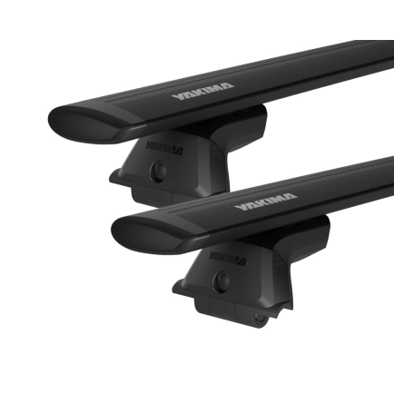 Yakima JetStream Thru bar Black 2 Bar Roof Rack for LDV D90 5dr SUV with Factory Mounting Point (2017 onwards)