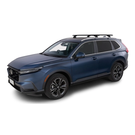Rhino Rack JC-01950 Vortex RCL Black 2 Bar Roof Rack for Honda CR-V RS 5dr SUV with Flush Roof Rail (2023 onwards) - Factory Point Mount