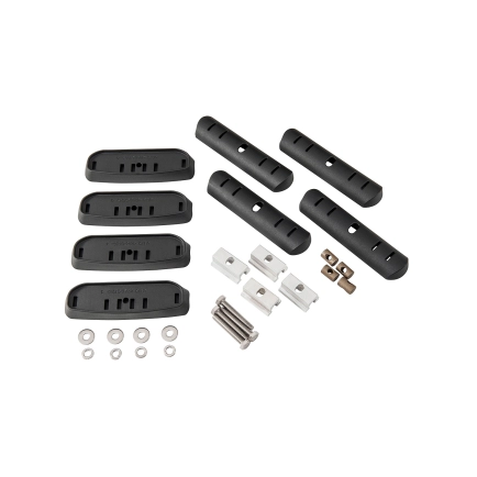 Rhino Rack JA9895 Pioneer Tradie (1328mm x 1236mm) for Ford Ranger Raptor PX3 4dr Ute with Bare Roof (2018 to 2022) - Track Mount