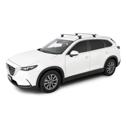 Rhino Rack JB0799 - Vortex RCH Silver 2 Bar Roof Rack for MAZDA CX-9 5dr SUV from 2016