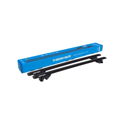 Rhino Rack RXB1VA126 RX100 Cross Bar Kit for Great Wall Steed 4dr Ute with Raised Roof Rail (2016 to 2023) - Raised Rail Mount
