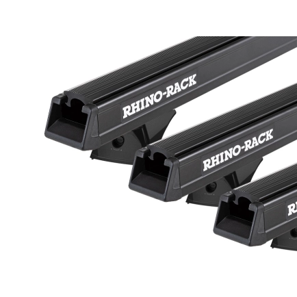 Rhino Rack JC-03535 Heavy Duty RX300H Black 3 Bar Roof Rack for Hyundai Staria US4 5dr Van with Bare Roof (2021 onwards) - Factory Point Mount
