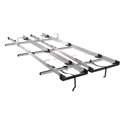 Rhino Rack JC-01036 - Multislide Double 3.0m Ladder Rack System for TOYOTA Hiace 2dr LWB Low Roof from 2005
