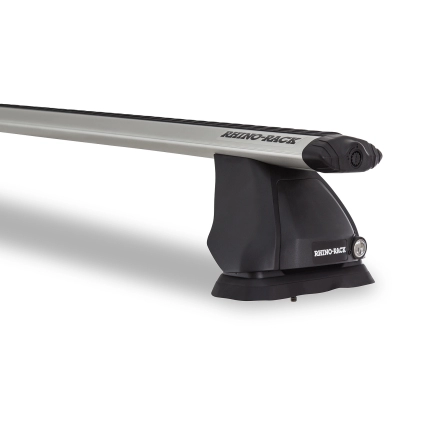 Rhino Rack JA9809 - Vortex 2500 Silver 2 Bar FMP Roof Rack for JEEP Renegade 5dr SUV from 2015