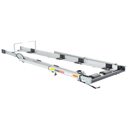 Rhino Rack JB1724 - Slide Out Ladder Loader (T7-SLRS) with Vortex Bars in Silver for TOYOTA Rav 4 5dr SUV from 2019