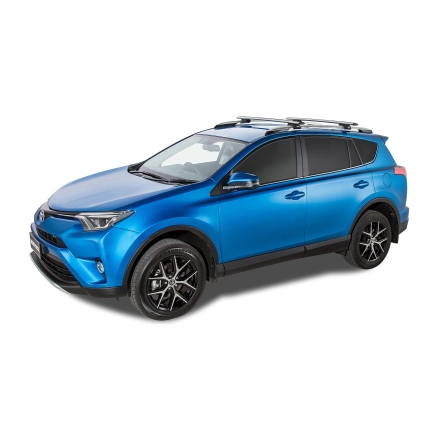 Vortex SX Silver 2 Bar Roof Rack | Rhino-Rack