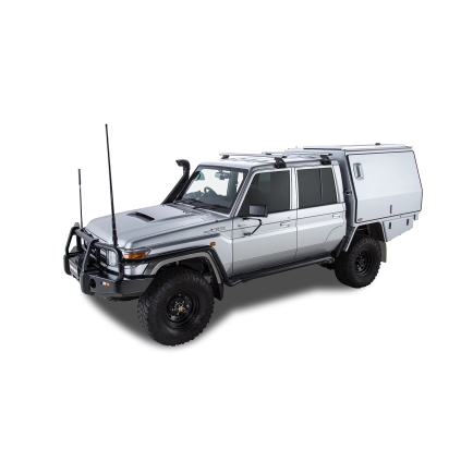 Toyota LC VDJ79R | Vortex RL110 Silver 2 Bar | Rhino-Rack