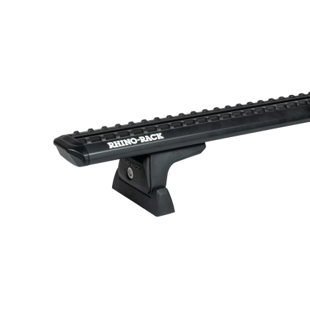 Rhino Rack JC-05322 Sportz RLT600 Ditch Mount Black 1 Bar Roof Rack for Iveco Daily Cab Chassis 2dr Ute with Factory Mounting Point (2016 onwards) - Custom Point Mount