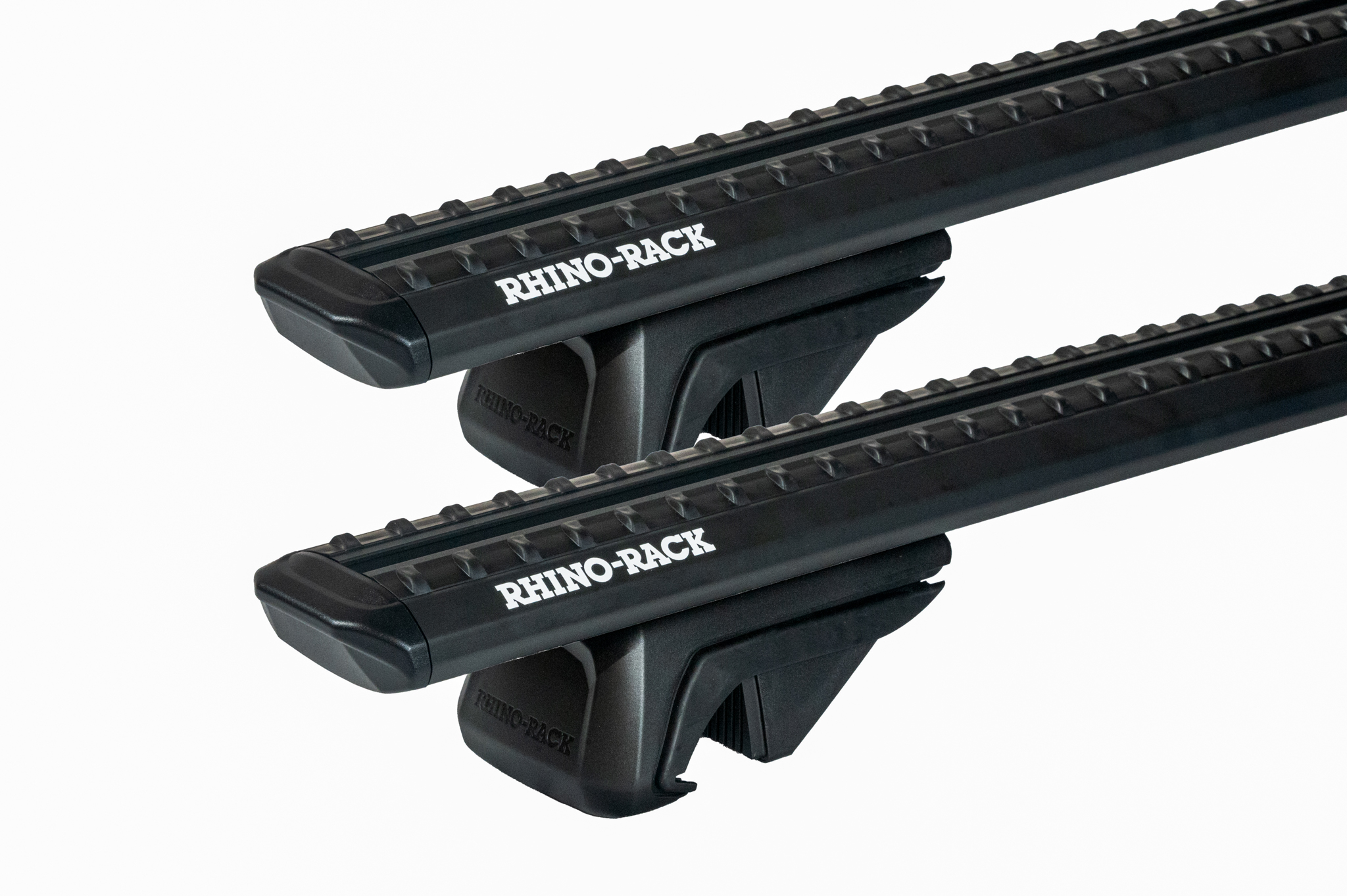 Rhino Rack JC-04053 Sportz RX Black 2 Bar Roof Rack for Chery J11 5dr SUV with Raised Roof Rail (2010 onwards) - Raised Rail Mount