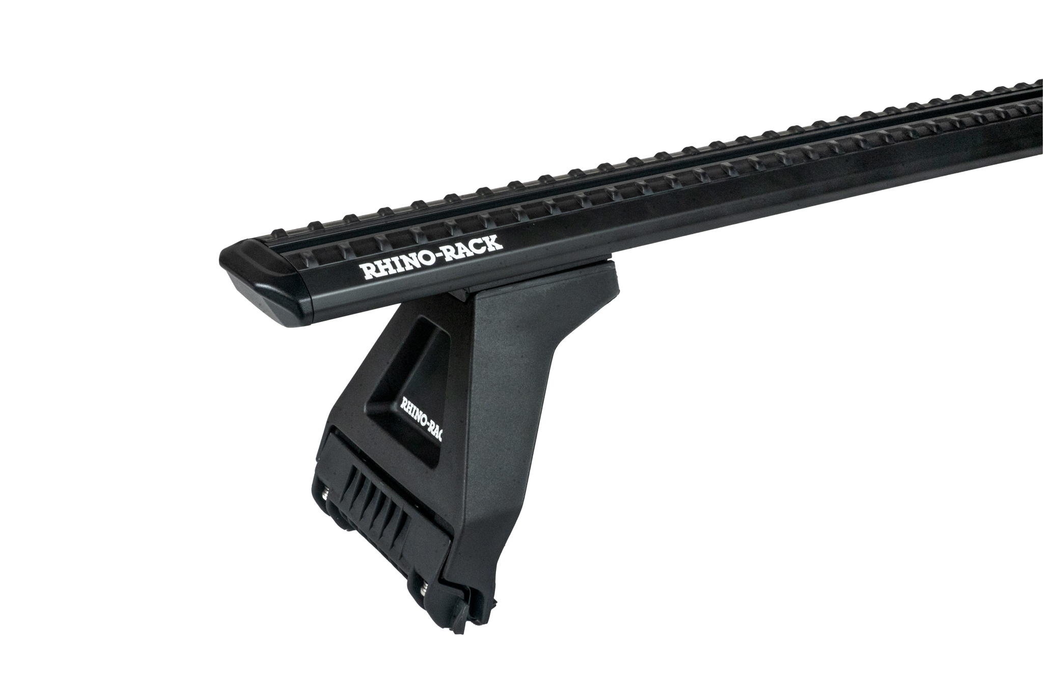 Rhino Rack JC-05026 Sportz RL150 Black 1 Bar Roof Rack for Mahindra Pikup 2dr Ute with Rain Gutter (2007 to 2016) - Gutter Mount