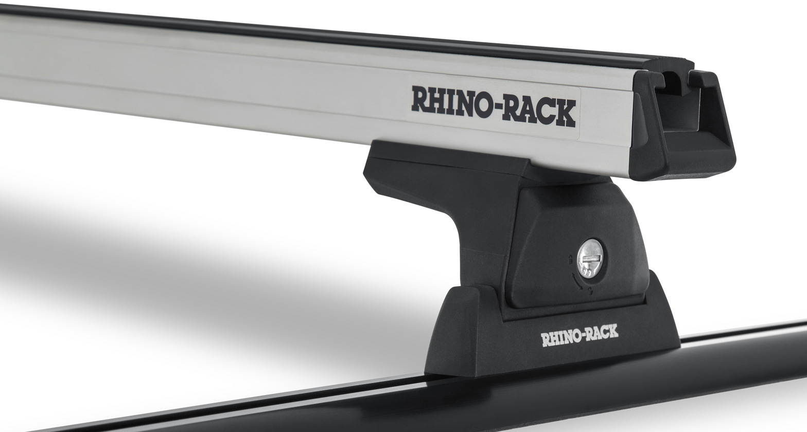 Heavy Duty RLT600 Silver 2 Bar Roof Rack | Rhino-Rack