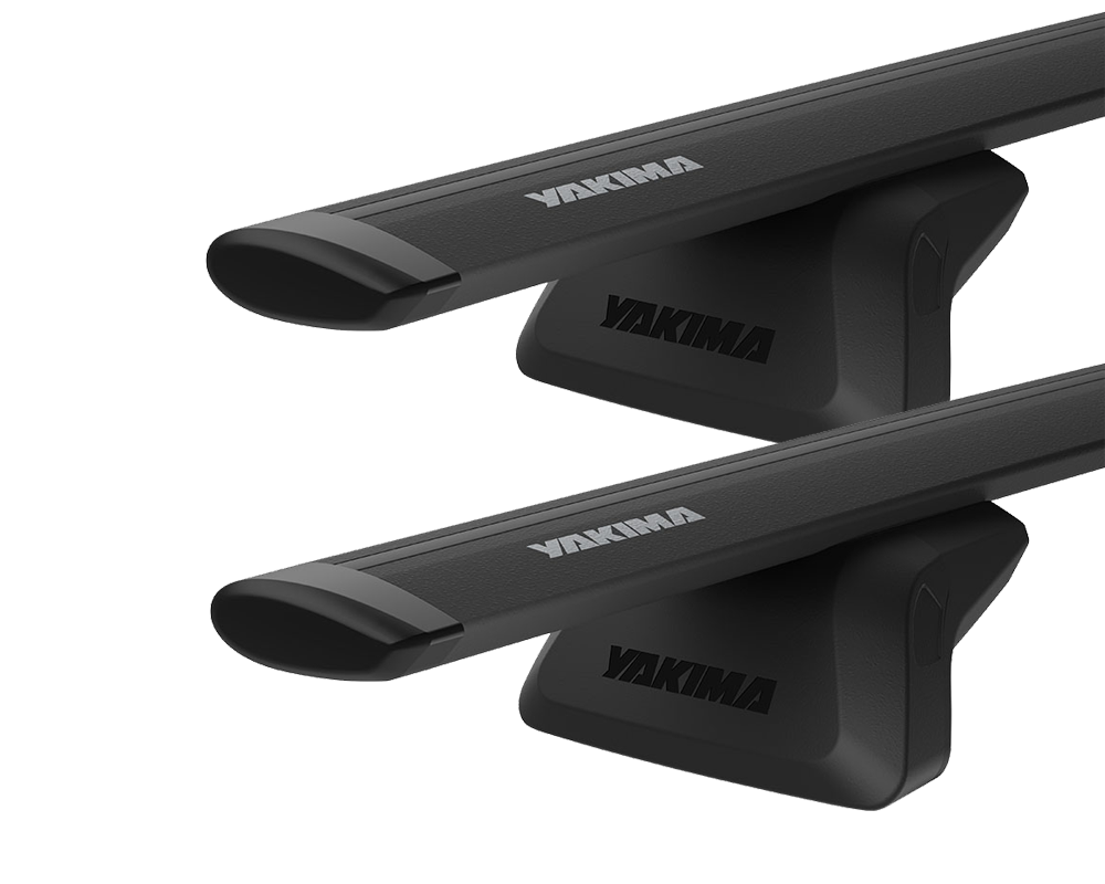 Yakima JetStream SightLine Black 2 Bar Roof Rack for Ssangyong Tivoli 5dr SUV with Flush Roof Rail (2015 onwards) - Flush Rail Mount