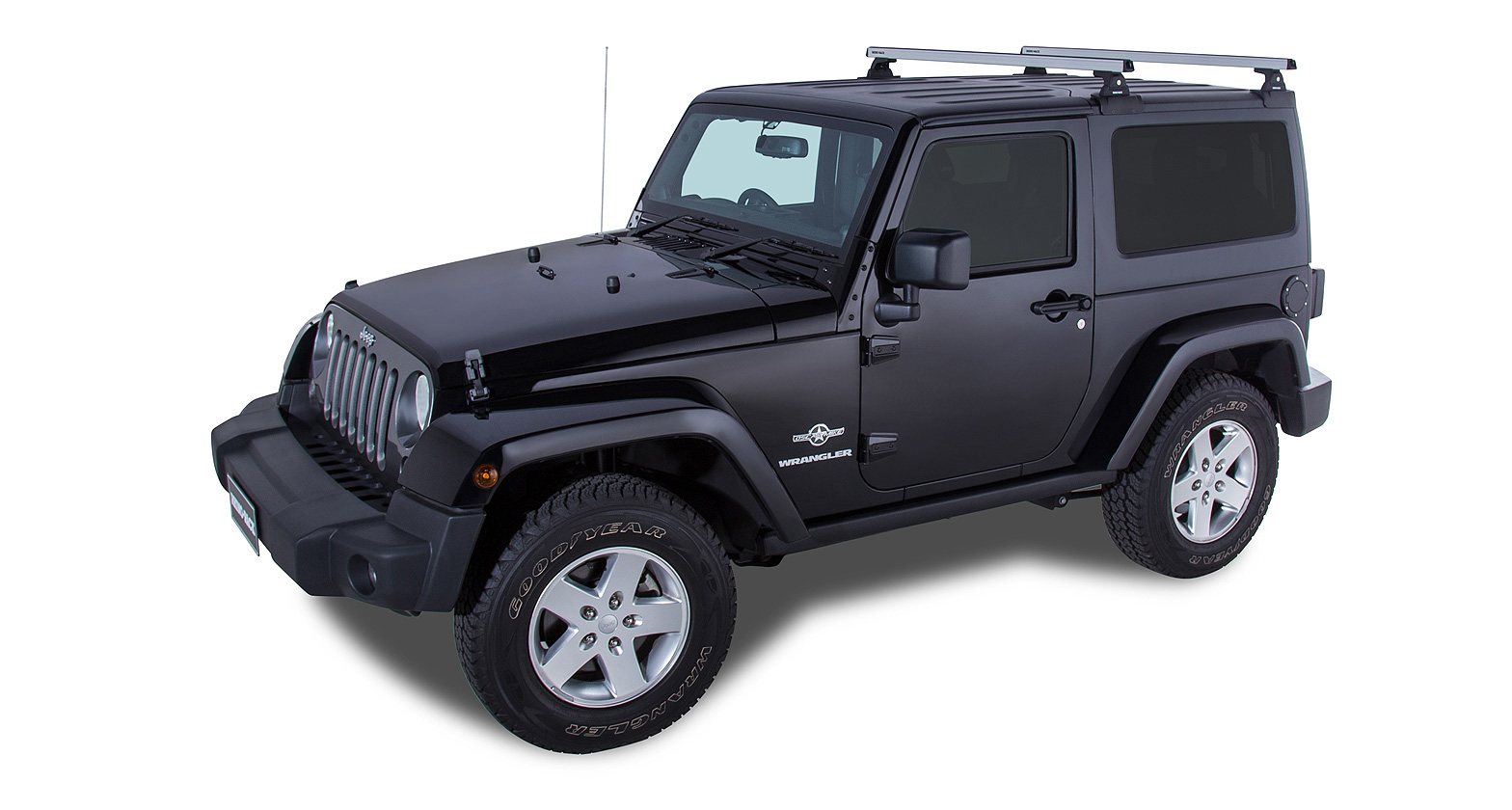 Heavy Duty RLCP Silver 2 Bar Backbone Roof Rack