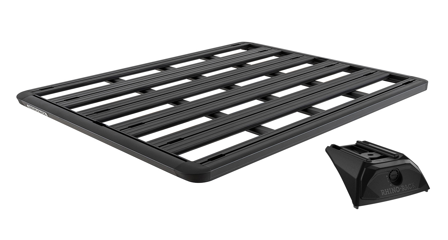 Rhino Rack JC-03157 Pioneer 5 Platform (1528mm x 1236mm) with RX300L Legs for Jeep Compass MP 5dr SUV with Flush Roof Rail (2017 onwards) - Factory Point Mount