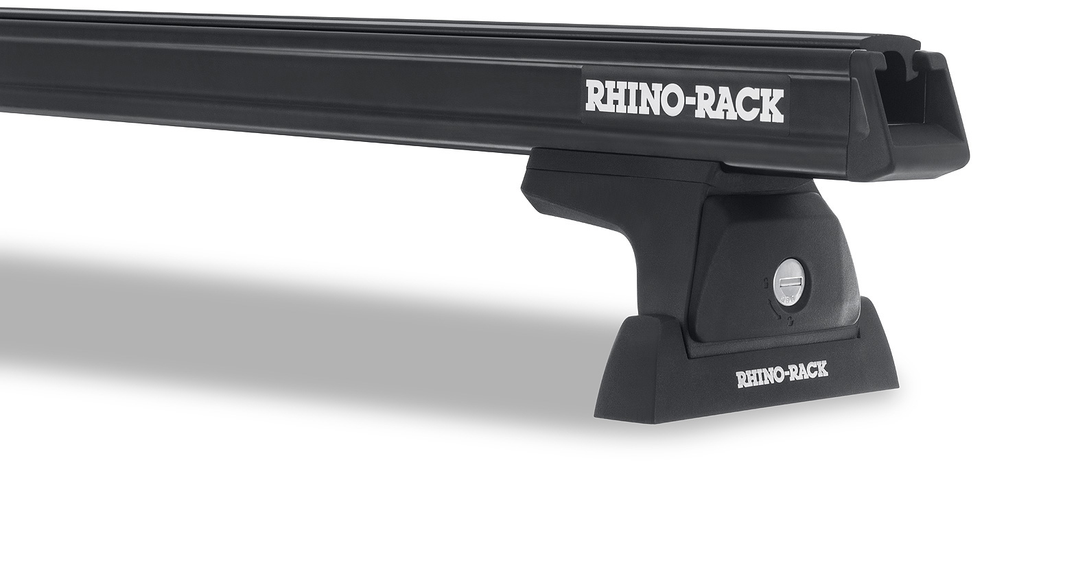 Rhino Rack JA7945 - Heavy Duty RLT600 Ditch Mount Black 2 Bar Roof Rack for RAM 1500 4dr 4dr Ute from 2011