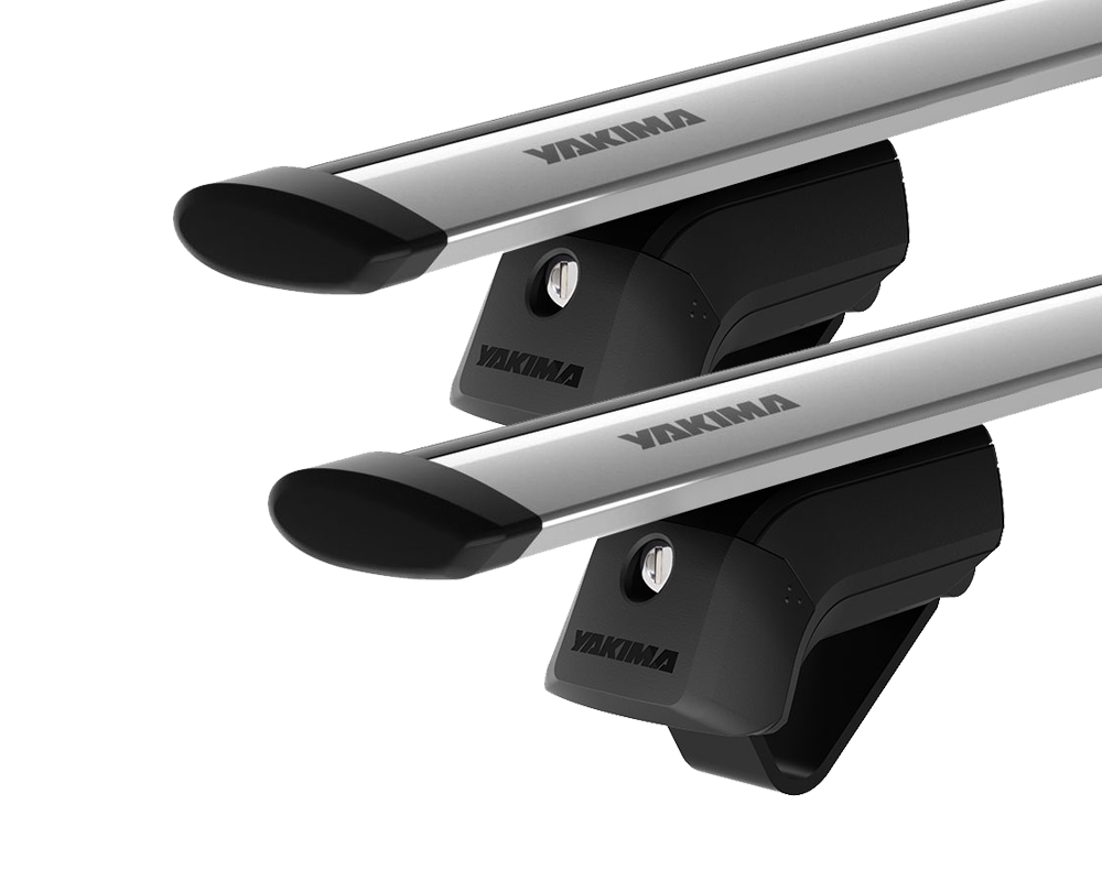 Yakima JetStream TimberLine Silver 2 Bar Roof Rack for BYD Shark 4dr Ute with Raised Roof Rail (2024 onwards) - Raised Rail Mount