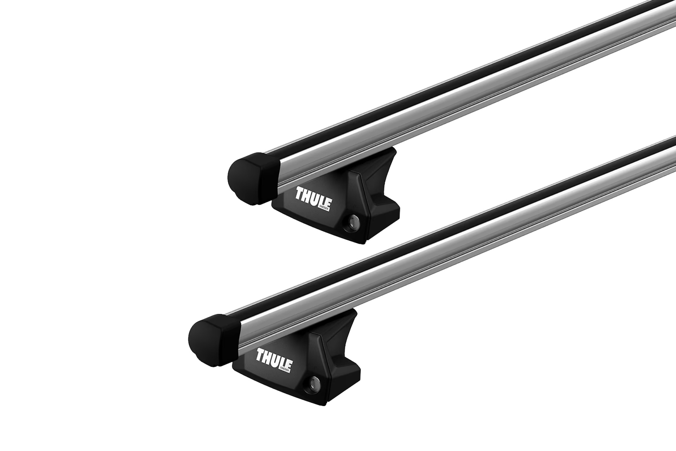 Thule ProBar Evo Silver 2 Bar Roof Rack for OPEL Ampera 5dr Hatch with Flush Roof Rail (2017 onwards)