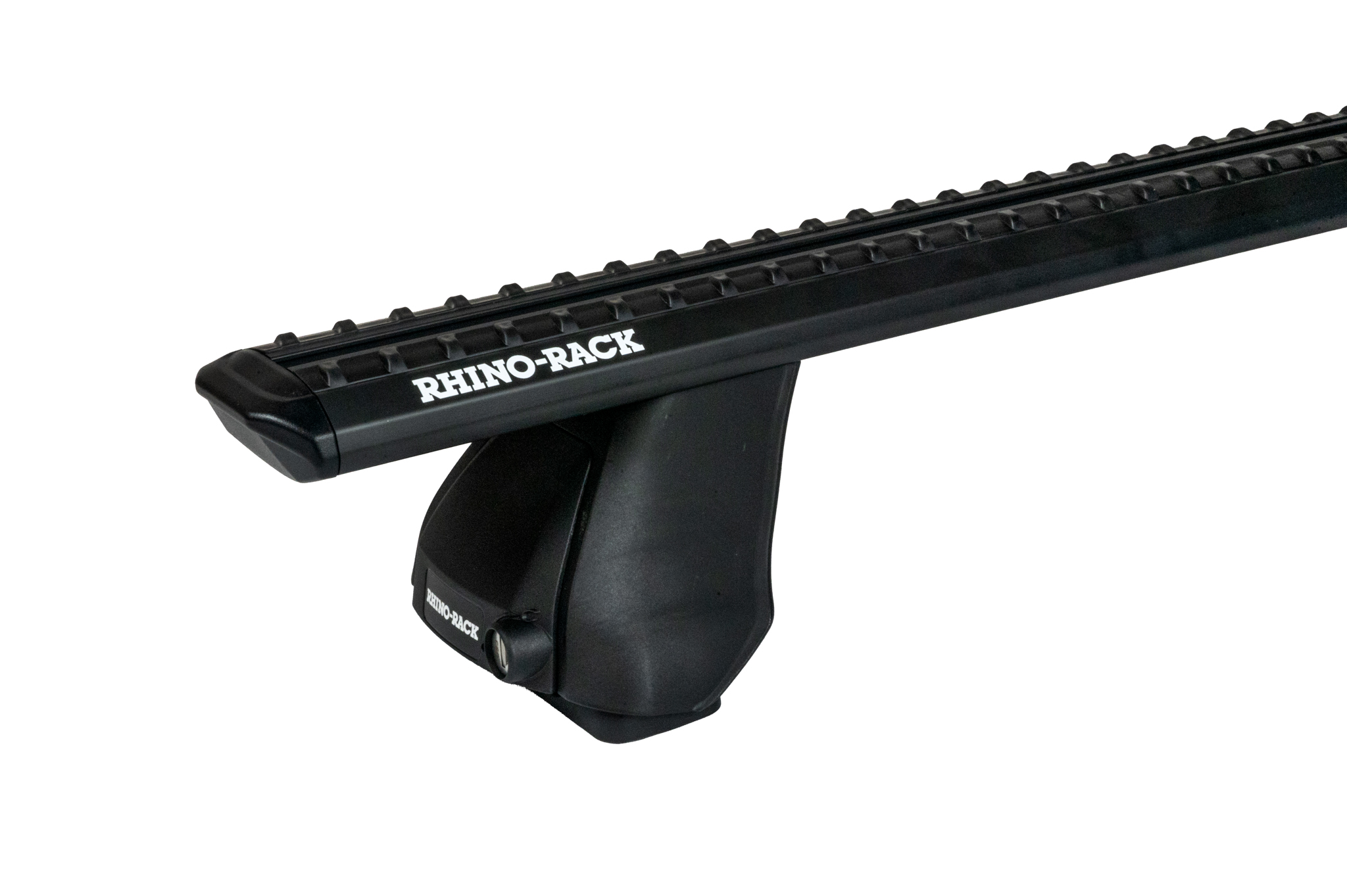 Rhino Rack JC-04780 Sportz 2500 Black 1 Bar Roof Rack for Nissan Navara D40 (ST/ST-X) 4dr Ute D40 with Bare Roof (2005 to 2015) - Clamp Mount